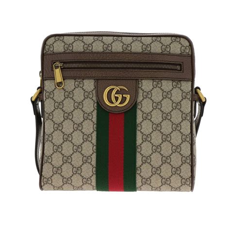 men wearing gucci shoulder bag|Gucci bag men's price.